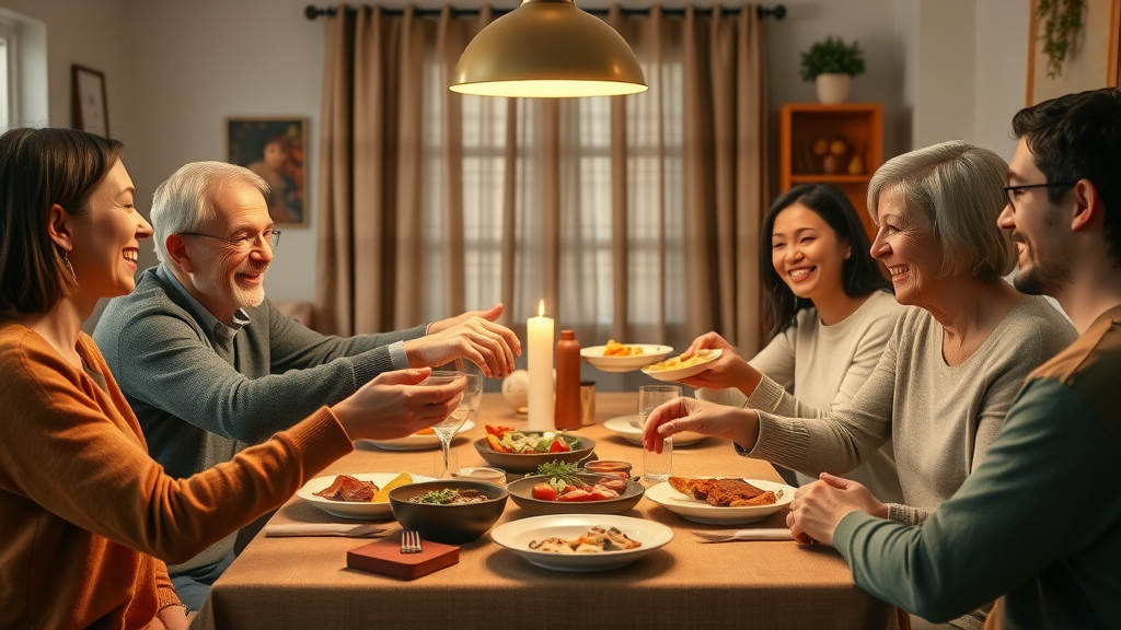 parent and older child earnestly conversing at a coffee shop, taking practical steps to repair their parent-child relationship